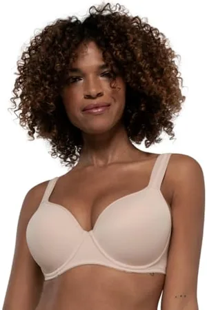 Dorina Rachel, Reggiseno Demi Leggermente Imbottito con Ferretto, Coppe Modellate, Spalline Regolabili e Morbido Tessuto Micro per Comfort Tutto Il Giorno