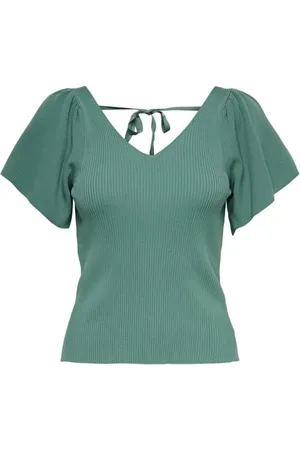ONLY Onlleelo S/S Knt Noos Back Pullover Camicia, , XS Donna