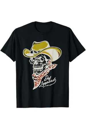 Def Leppard Skeleton Cowboy ufficiale Maglietta