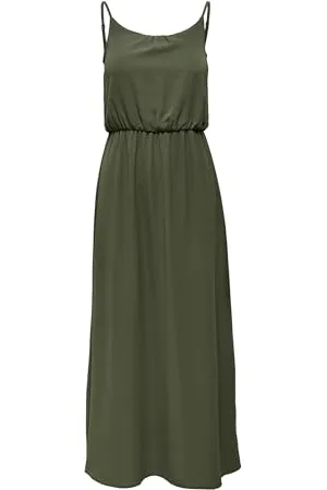 ONLY Onlnova Life Strap Maxi Dress Solid PTM Vestito, , 42 da Donna