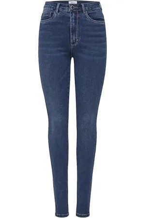 ONLY Onlroyal HW Skinny Jeans BB Bj13964 Noos, (Dark Blue Denim Dark Blue Denim), 36 /L30 (Taglia Produttore: Small) Donna