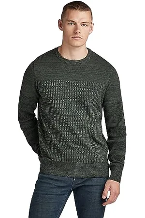 G-Star Uomo 3D Biker knit, (shadow/graphite D23521-C259-G243), L