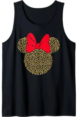 Disney Minnie Mouse Dotted Gold Icon Canotta