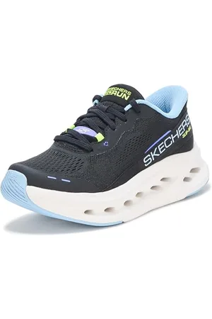 Skechers Max Cushioning Glide-Step Caledonia, Scarpe da Ginnastica Donna, Black, 38.5 EU