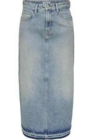 ONLY Onlnelia MW Maxi DNM Tint Skirt DOT Gonna, , L Donna