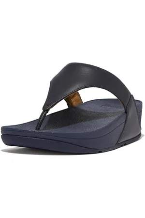 FitFlop Lulu Leather Toepost, Infradito Donna, , 38 EU