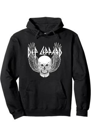 Def Leppard Teschio alato ufficiale Felpa con Cappuccio