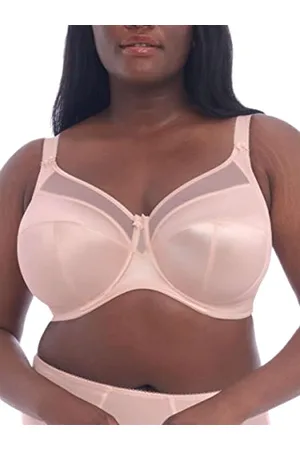 Goddess Reggiseno a Fascia Keira con Ferretto da Donna Plus Size, Blush Perlato., 5E