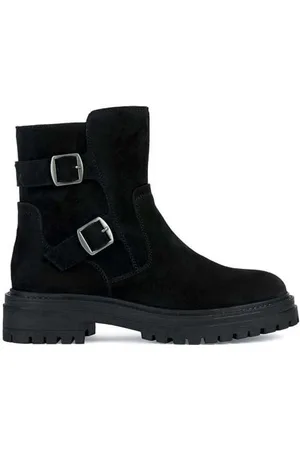 Geox D Iridea D36HRC000, Stivali Donna, Black, 38 EU
