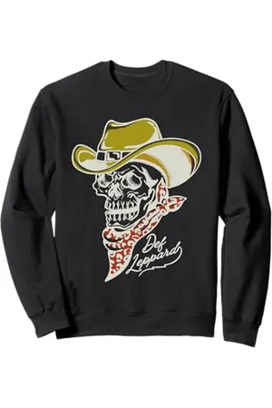 Def Leppard Skeleton Cowboy ufficiale Felpa