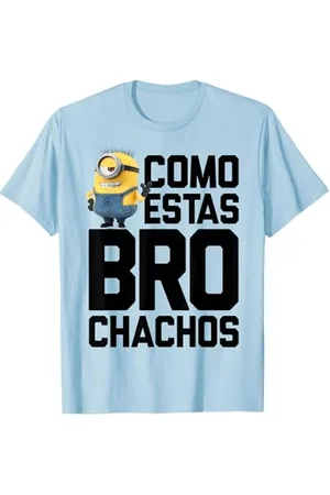 Minions Cattivissimo Me Como Estas Bro Chachos Maglietta