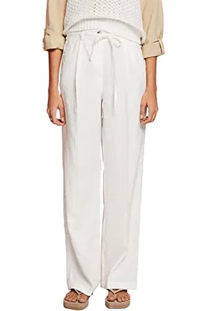 ESPRIT 033ee1b345 Pantaloni, 110/bianco spento, 42W x 30L Donna
