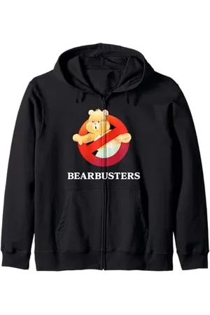 Care Bears Halloween Bearbusters Retro Horror Movie Logo Felpa con Cappuccio