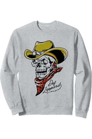 Def Leppard Skeleton Cowboy ufficiale Felpa