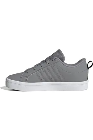 adidas VS Pace 2.0 Shoes Kids, Scarpe da Ginnastica, Grey/Core Black/Cloud White, 39 1/3 EU