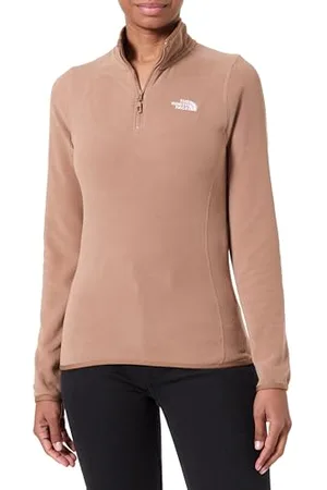 The North Face NF0A855M6IH W 100 Glacier 1/4 Zip - EU Maglia Lunga Donna Taglia S