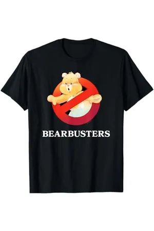 Care Bears Halloween Bearbusters Retro Horror Movie Logo Maglietta