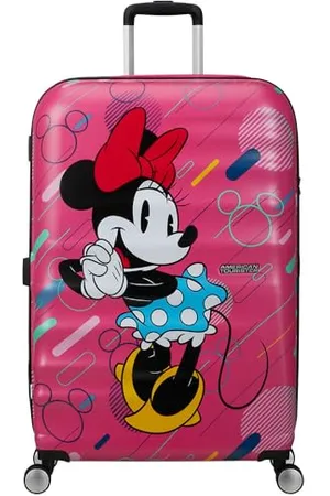 American Tourister Wavebreaker Disney FL - Spinner L, Suitcase, 77 cm, 96 L, (Minnie Future Pop)