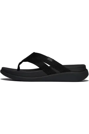 FitFlop F-mode Go Webbing Flatform Strappy Flip-Flops, Infradito Donna, , 41 EU