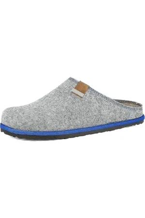 Inblu Pantofole Uomo ECOFRIENDS con Suola Colorata e Sottopiede Antishock Estraibile in Pelle, , 44 EU