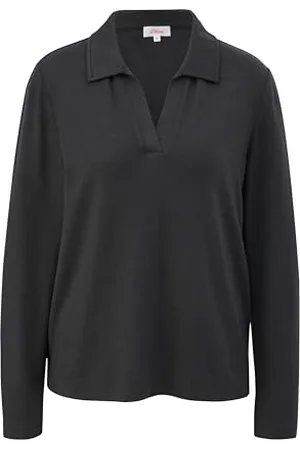 QS by s.Oliver Sales GmbH & Co. KG / Maglia a Maniche Lunghe da Donna con Colletto Polo, , 52