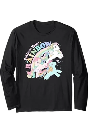 My Little Pony Pride Follow Your Rainbow Retro Group Shot Maglia a Manica