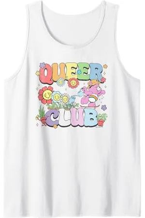 Care Bears Pride Queer Club Gardening Logo Distressed Canotta