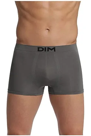 Dim Boxer Seamles in Micro Uomo x2, Nero/Grigio, XL