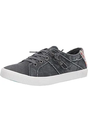 Blowfish Sneaker da Donna, Nero (Ferro Deserto Affumicato Tela), 40.5 EU