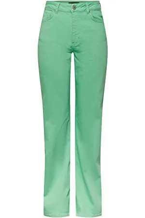 Pieces® Pcholly HW Wide Jeans Colour Noos BC Pantaloni, , 28W x 30L Donna