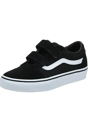 Vans Ward V, Scarpe da ginnastica, Unisex - Bambini e ragazzi, (Suede/Canvas) Black/White, 21 EU