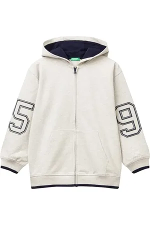 Benetton Giacca C/CAPP M/L 3BC1C504U Felpa con Cappuccio, , 160 cm Bambino