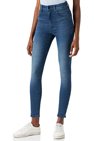 G-Star Donna Kafey Ultra High Skinny Jeans, (faded neptune blue D15578-6550-C571), 22W / 30L