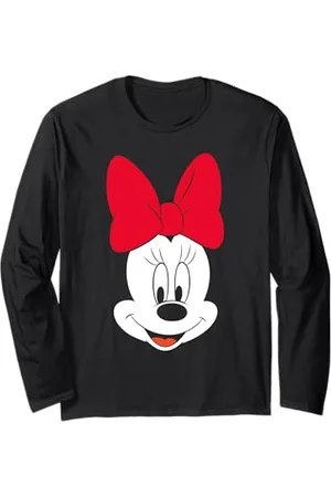 Disney Minnie Mouse Big Face Maglia a Manica