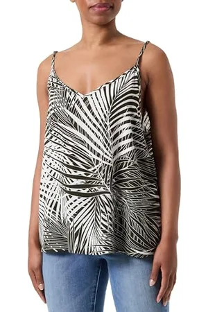 ONLY Onlnova Life Vis Paris - Canottiera Aop, Top con bretelle Donna, , 44