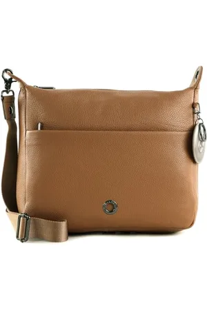 Mandarina Duck Mellow Leather P10FZT49, Borsa A Spalla Donna, (Indian Tan), 32x28x10 (L x H x W)