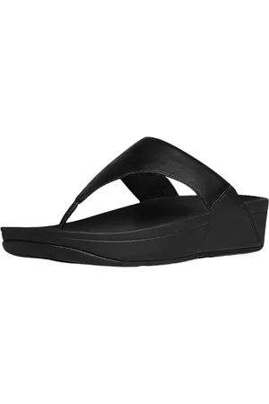 FitFlop Lulu Leather Toepost, Infradito Donna, , 41 EU