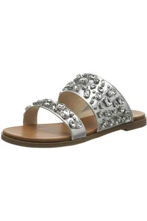 Buffalo Jaya, Ciabatte Donna, Argento (Silver 000), 37 EU