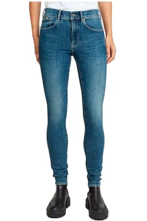 G-Star 3301 Skinny Jeans, Jeans Donna, (Faded Summer Sky D05175-d634-h096), 28W / 28L