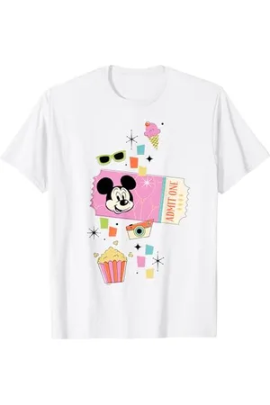 Disney Mickey Mouse land Celebration Retro Park Ticket Maglietta