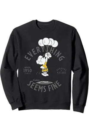 Peanuts Charlie Brown Bad Day Bright Side Lol nervoso stressato retrò Felpa