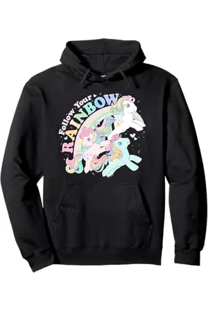 My Little Pony Pride Follow Your Rainbow Retro Group Shot Felpa con Cappuccio