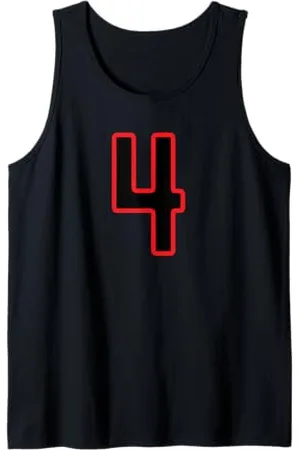 Sports Legendz Numero #4 Squadra sportiva Red Black Varyty Numero Canotta