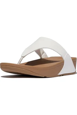 FitFlop Lulu Leather Toepost, Infradito Donna, , 40 EU