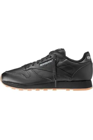 Reebok Classic Leather, Scarpe da ginnastica Bambini e ragazzi, Core Black Core Black Rubber Gum 02, 36.5 EU