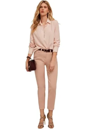 Motivi : Blusa con Colletto . 44 Stagione Primavera Estate 2025.