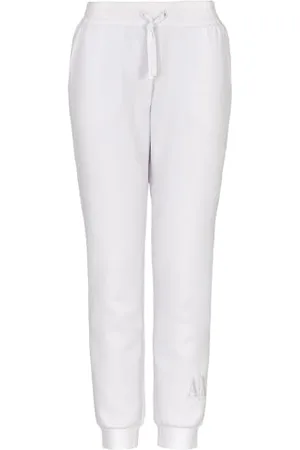 Armani Exchange Icon Project, Shiny Studs Logo Pantaloni della Tuta, , XL Donna