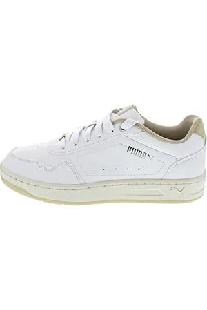 PUMA Court Classy, Scarpe da Ginnastica Donna, White-Toasted Almond, 42 EU