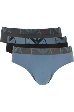 Emporio Armani Bold Monogram 3-Pack Brief Briefs, , XXL Men