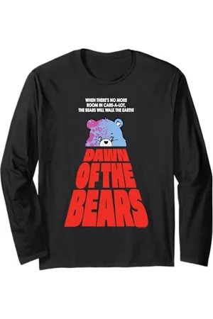 Care Bears Halloween Dawn Of The Bears Horror Movie Poster Maglia a Manica